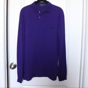 Men’s Polo Ralph Lauren Purple Long Sleeve